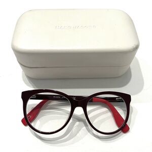 Marc Jacobs 350 Burgundy Eyeglasses 0LHF 52mm MARC 350